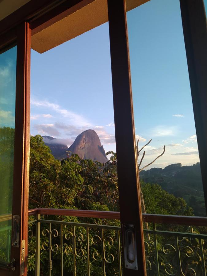 Flat Vista Azul Hotel Pedra Azul  Bagian luar foto