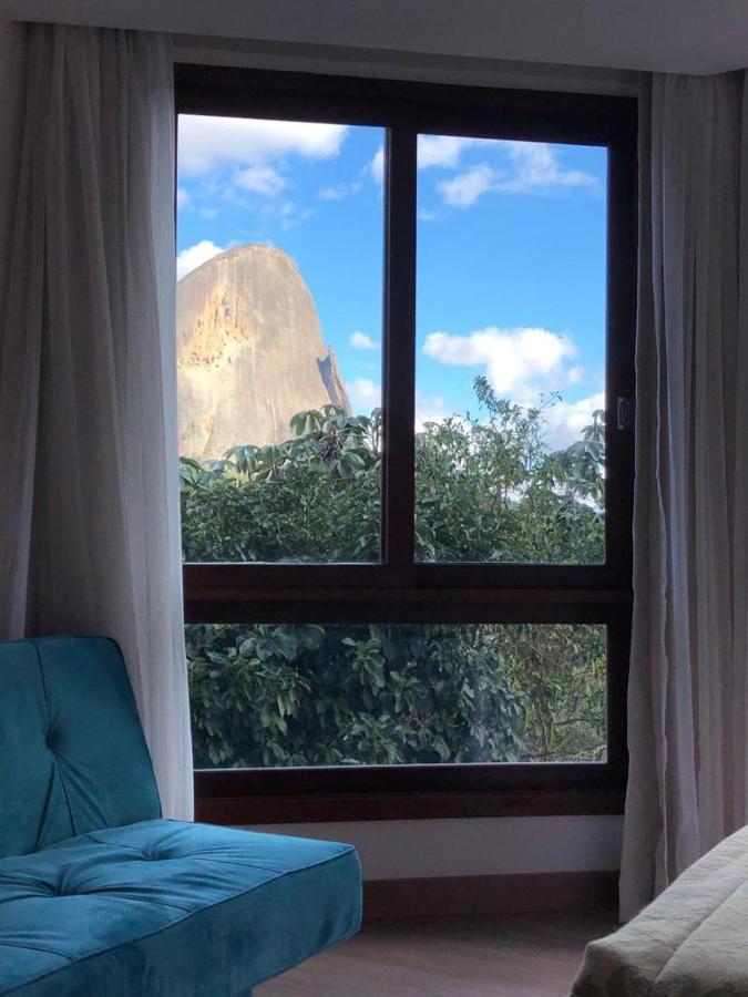 Flat Vista Azul Hotel Pedra Azul  Bagian luar foto